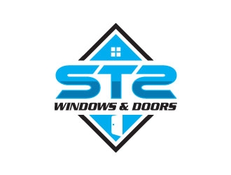 STS Windows & Doors logo design by zinnia