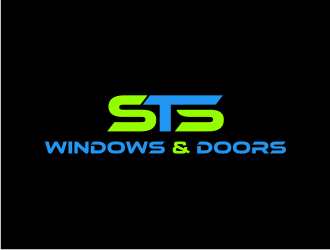 STS Windows & Doors logo design by Asani Chie