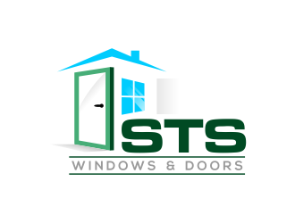 STS Windows & Doors logo design by ingepro
