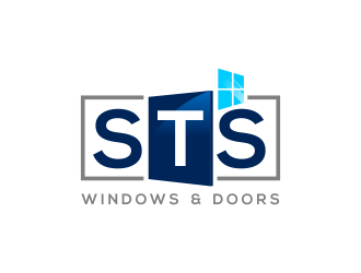 STS Windows & Doors logo design by ingepro
