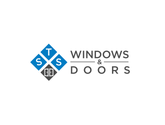 STS Windows & Doors logo design by R-art