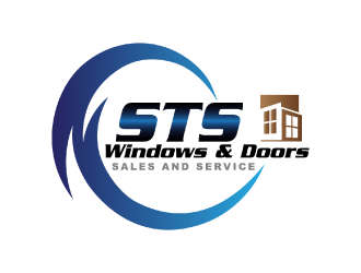 STS Windows & Doors logo design by nona