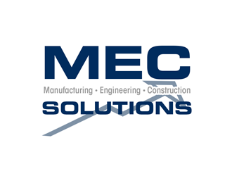 MEC (Manufacturing Engineering Construction)   SOLUTIONS logo design by kunejo