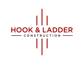 Hook & Ladder Construction logo design by p0peye
