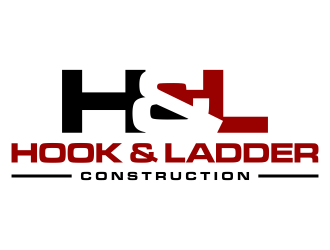 Hook & Ladder Construction logo design by p0peye