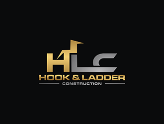 Hook & Ladder Construction logo design by EkoBooM