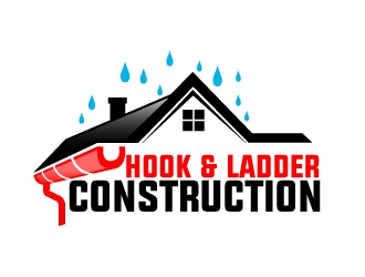 Hook & Ladder Construction logo design by AamirKhan