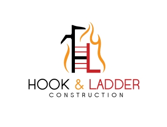 Hook & Ladder Construction logo design by sanu