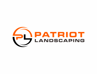 Patriot Landscaping logo design by checx