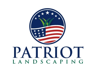 Patriot Landscaping logo design by gilkkj