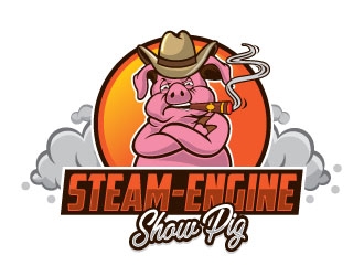 Steam-Engine Show Pigs logo design by Conception