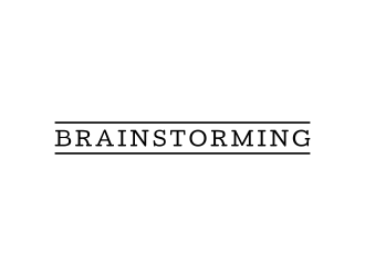 Brainstorming logo design by graphicstar