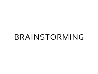 Brainstorming logo design by graphicstar
