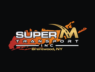 Super M Transport Inc logo design by Rizqy