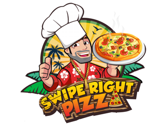 Pizza A Casa logo with modified winking chef, Grub Street …