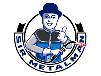 Sir Metalman logo design by DreamLogoDesign