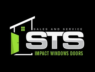 STS Windows & Doors logo design by frontrunner