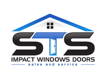 STS Windows & Doors logo design by LogoInvent