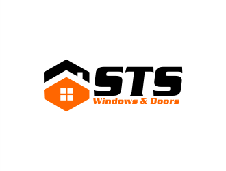 STS Windows & Doors logo design by Gwerth