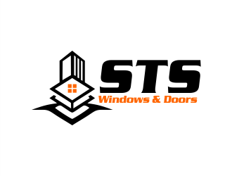 STS Windows & Doors logo design by Gwerth