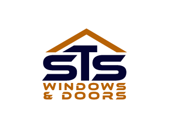 STS Windows & Doors logo design by Andri