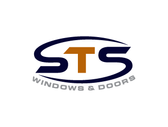 STS Windows & Doors logo design by Andri