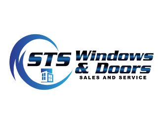 STS Windows & Doors logo design by nona