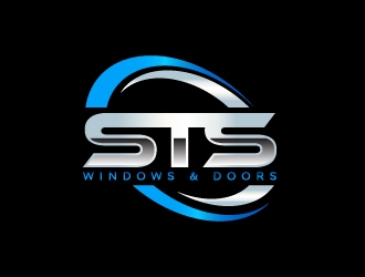STS Windows & Doors logo design by Marianne