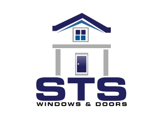 STS Windows & Doors logo design by AamirKhan