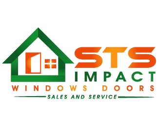 STS Windows & Doors logo design by PMG
