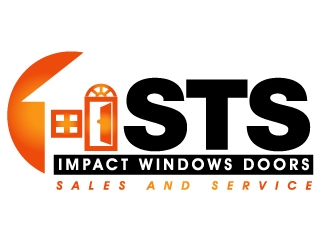 STS Windows & Doors logo design by PMG