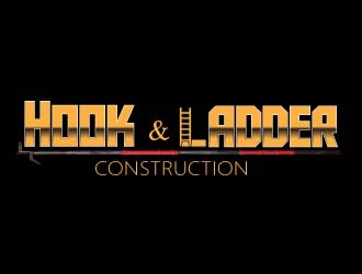 Hook & Ladder Construction logo design by Vincent Leoncito