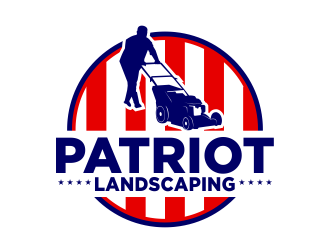 Patriot Landscaping logo design by beejo