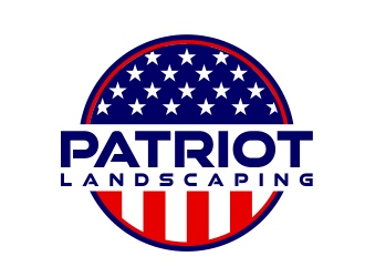 Patriot Landscaping logo design by beejo