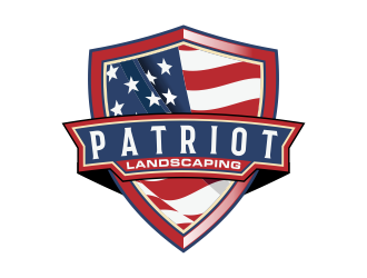 Patriot Landscaping logo design by Kruger