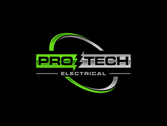 Pro-Tech Electrical logo design by haidar