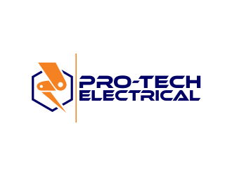Pro-Tech Electrical logo design by Gwerth