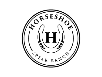 Horseshoe Spear Ranch  logo design by cybil