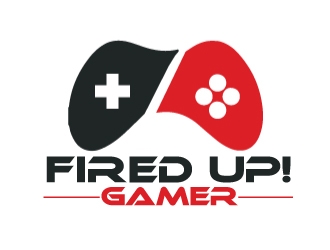Fired Up! Gamer logo design by AamirKhan