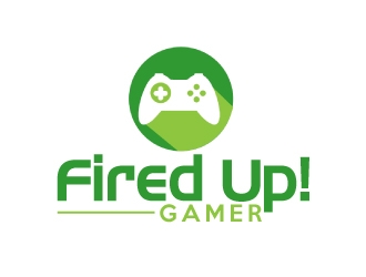 Fired Up! Gamer logo design by AamirKhan