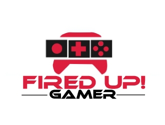 Fired Up! Gamer logo design by AamirKhan