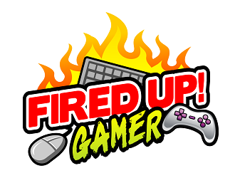 Fired Up! Gamer logo design by haze