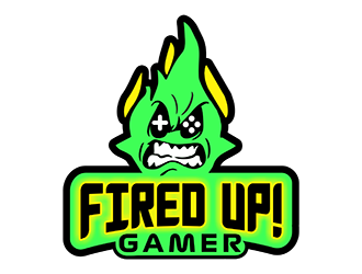 Fired Up! Gamer logo design by MCXL
