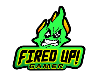 Fired Up! Gamer logo design by MCXL