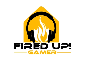 Fired Up! Gamer logo design by AamirKhan