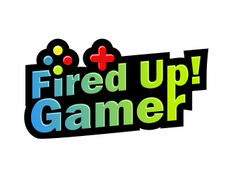 Fired Up! Gamer logo design by up2date