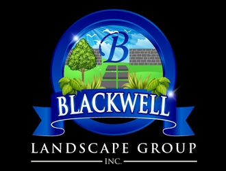 Blackwell Landscape Group, Inc. logo design by Roma