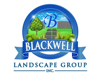 Blackwell Landscape Group, Inc. logo design by Roma