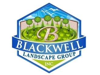 Blackwell Landscape Group, Inc. logo design by Roma