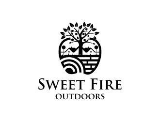 Sweet Fire Outdoors logo design by N3V4